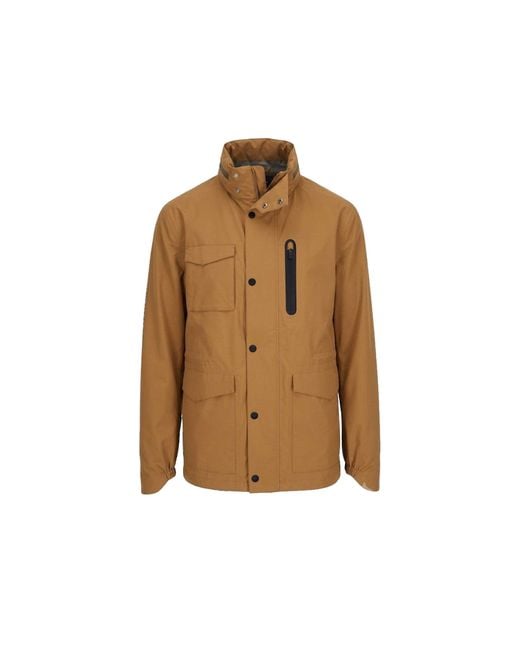 Herno Brown Laminar Field Jacket for men