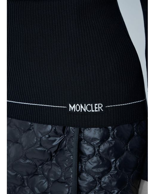 Moncler Blue Wool Sweater