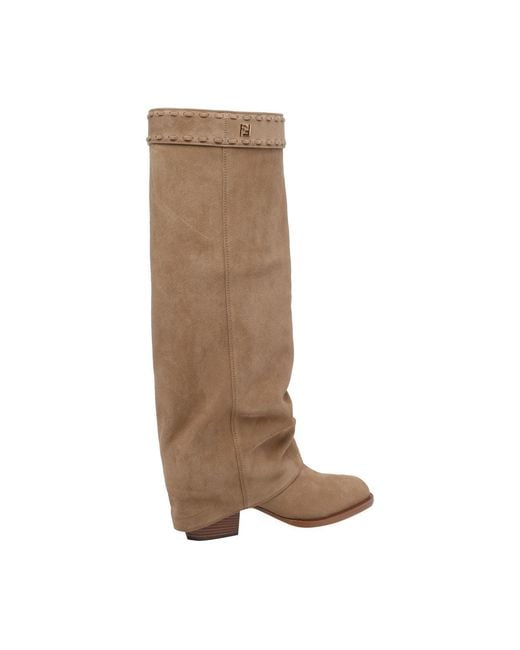 Fendi Brown Show Boots