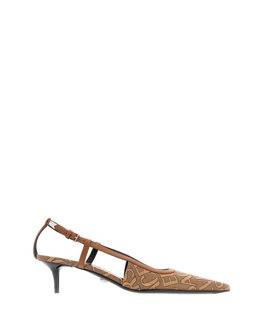 Versace Brown Shoes Pumps