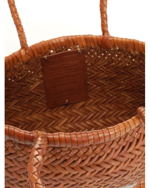 Dragon Diffusion Brown "Mini Flat Gora" Basket Bag