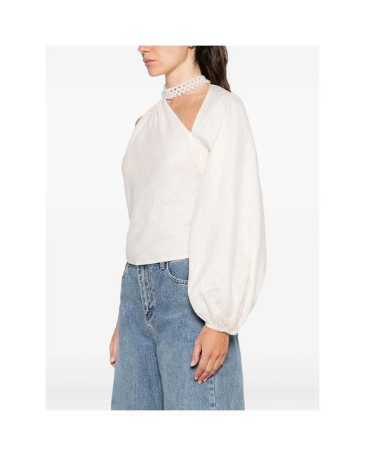 Self-Portrait White Neutrals Tops