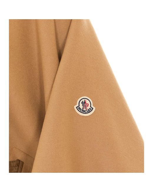 Moncler Natural Logo Padded Cape