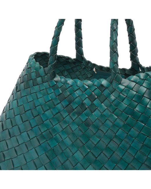Dragon Diffusion Blue Small Santa Croce Handbag