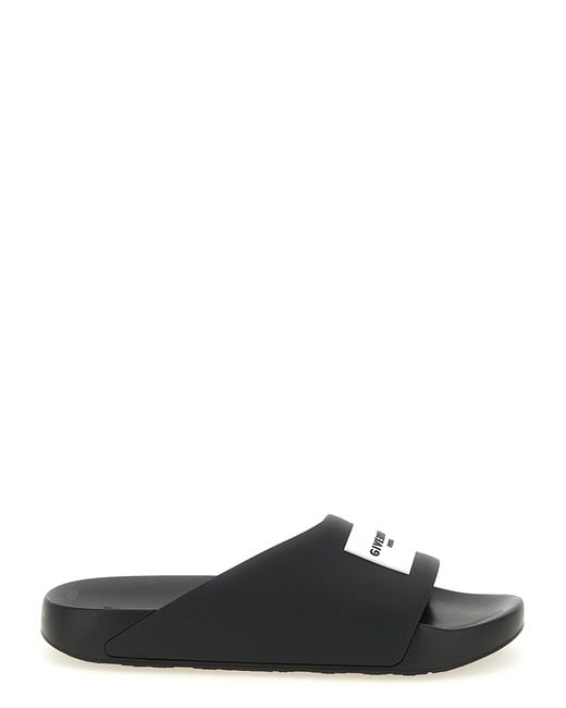 Givenchy Black 'Label' Mules