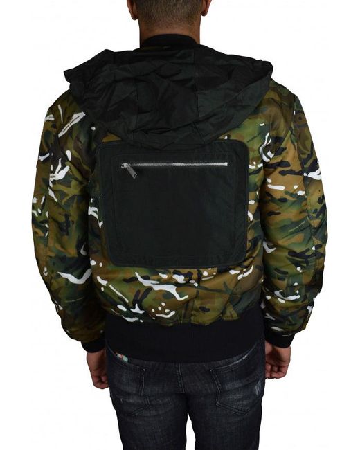 Heron Preston Black Bomber Jacket
