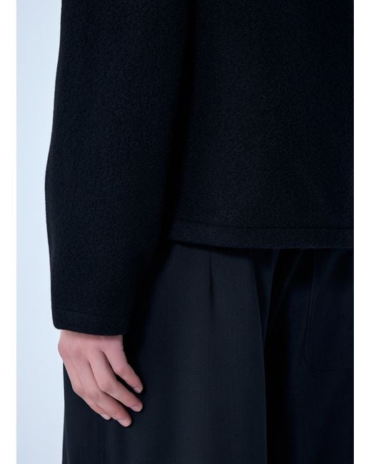 Rier Blue Wool Zip-Up Jacket for men