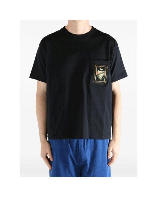 Bode Black T-Shirts & Vests for men