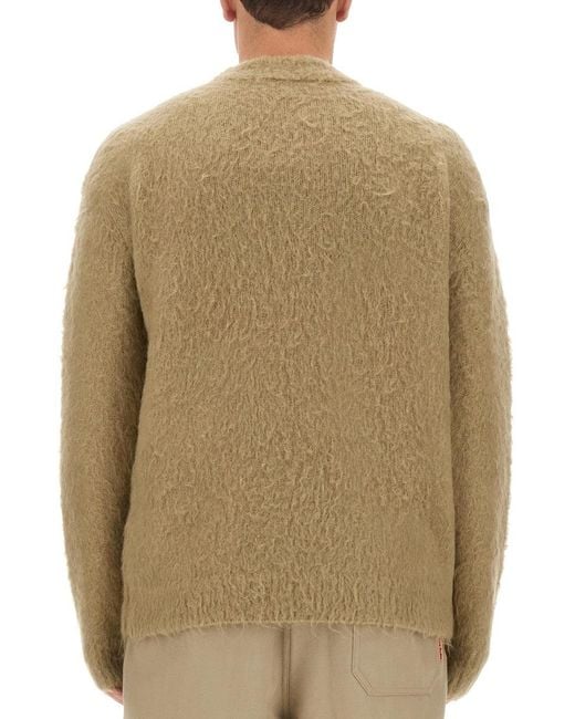 Acne Natural Wool Jersey for men