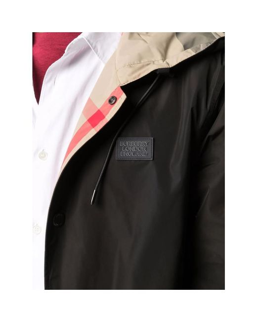 Burberry Black Lightweight Jacket Elmhurst for men