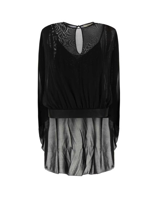 Fendi Black Silk Blend Top