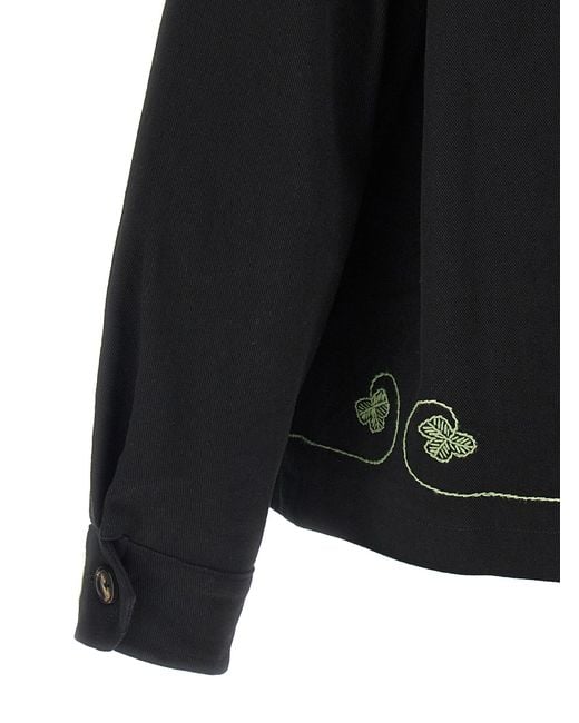 Bode Black 'Lucky Draw' Jacket for men