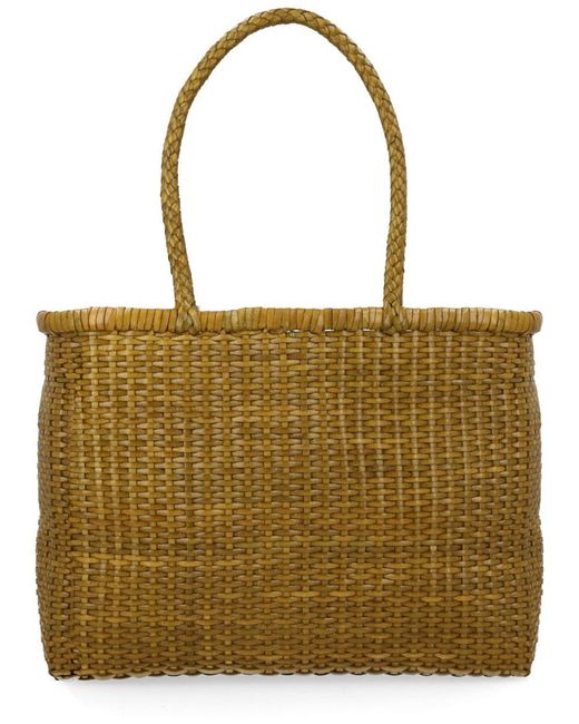 Dragon Diffusion Green Borsa "B Weave" Large