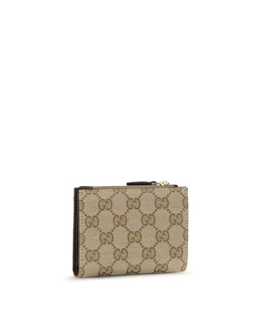 Gucci Metallic Small Horsebit Wallet