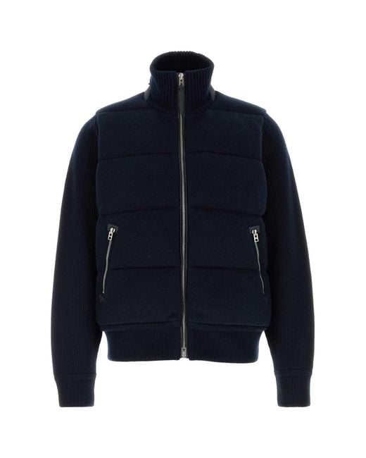 Tom Ford Blue Wool Cardigan for men