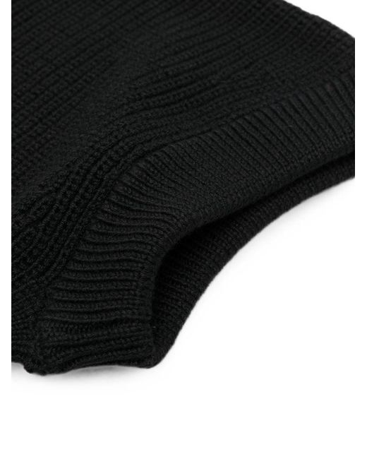 Lemaire Black Wool Hood for men
