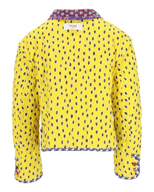 Céline Red Patchwork Jacket