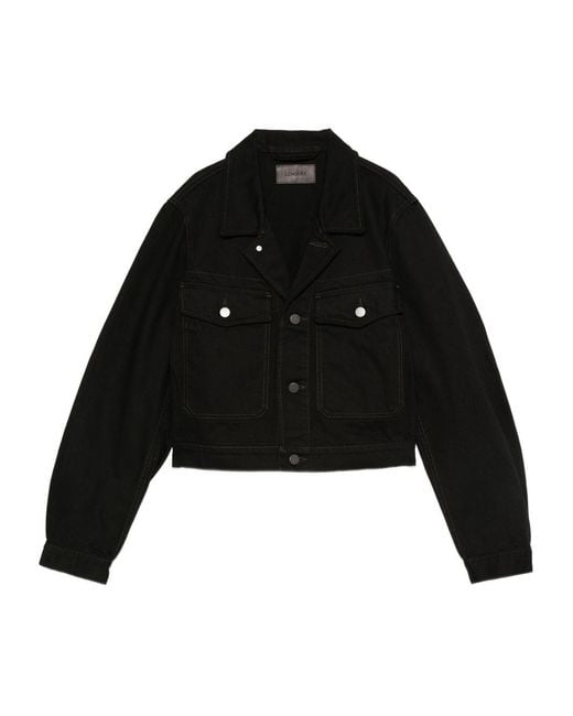 Lemaire Black Cotton Cropped Jacket