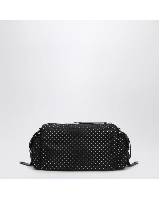 Prada Black Re-Nylon Handbag With Studs