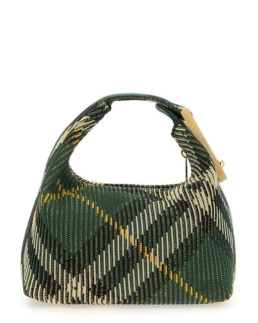 Burberry Green Mini "Peg" Bag