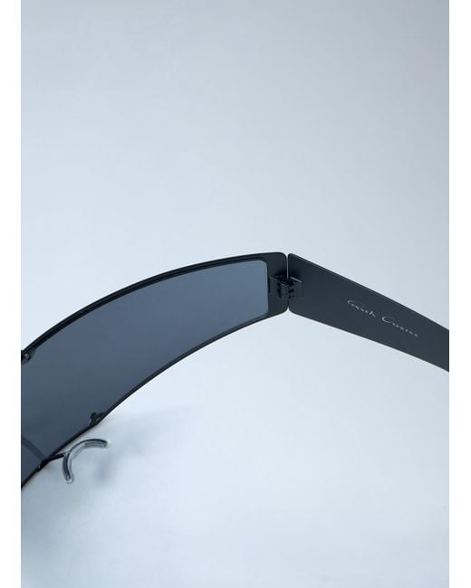 Rick Owens Blue Cyclops Sunglasses