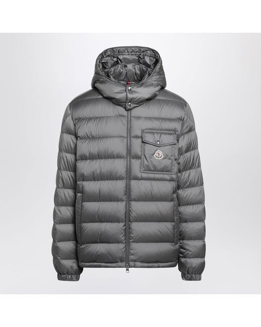 Moncler Gray Short Verith Down Jacket for men
