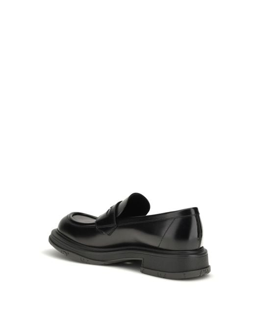 Gucci Black Logo Loafers for men