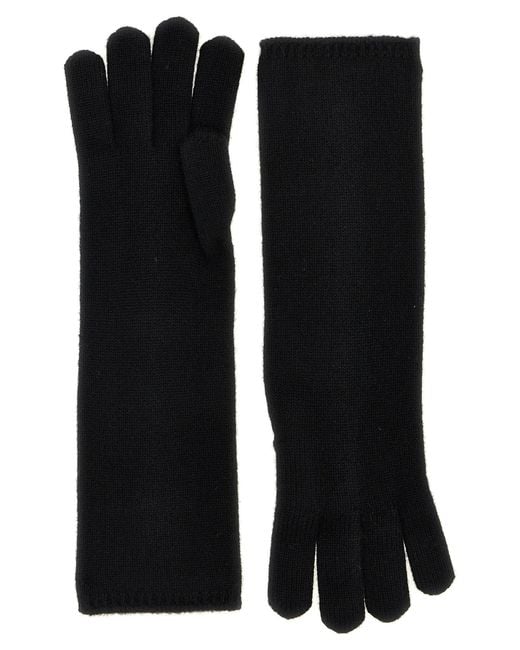 Max Mara Black 'Alaggio' Gloves