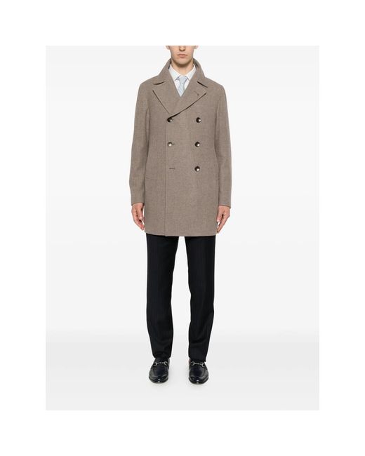 Tagliatore Brown Coats for men