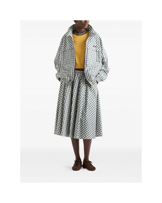 Prada Gray Neutrals Jackets