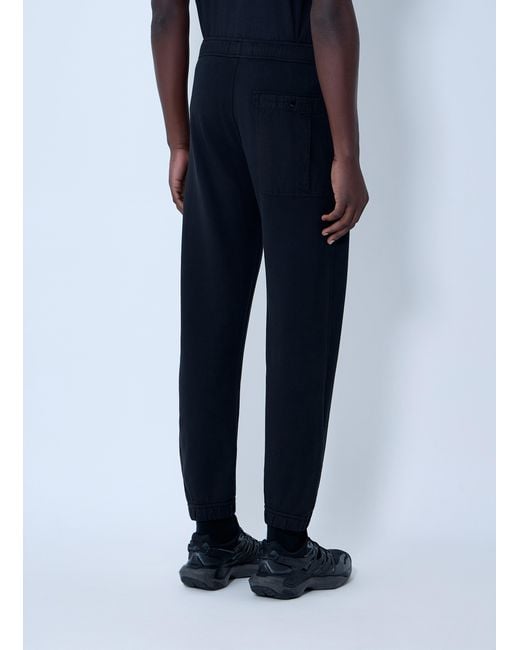 Stone Island Blue Logo Patch Track Pants for men