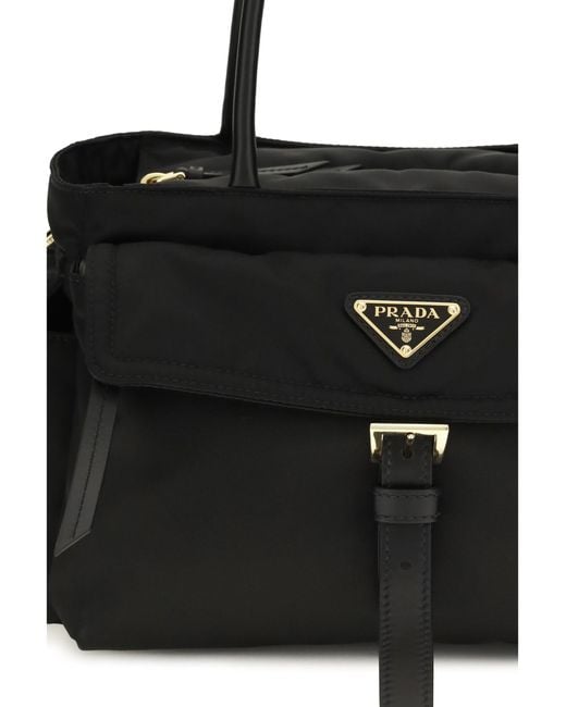Prada Black Explore Medium Shoulder Bag
