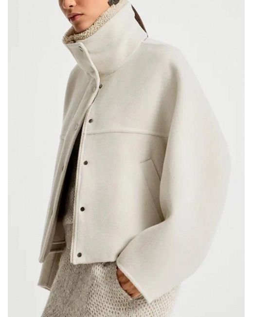 Brunello Cucinelli White Jacket