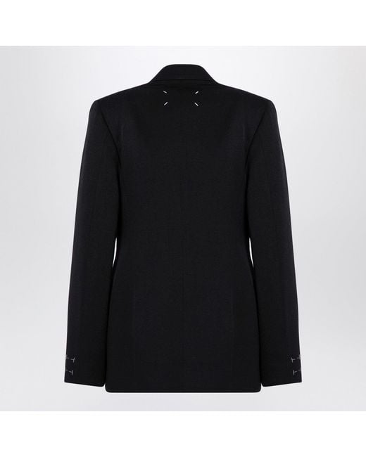 Maison Margiela Black Double-Breasted Jacket