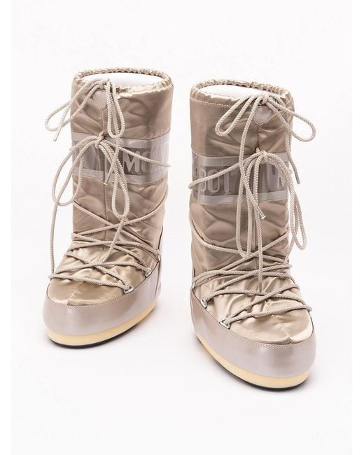Moon Boot Natural 'Icon Glance' Boots