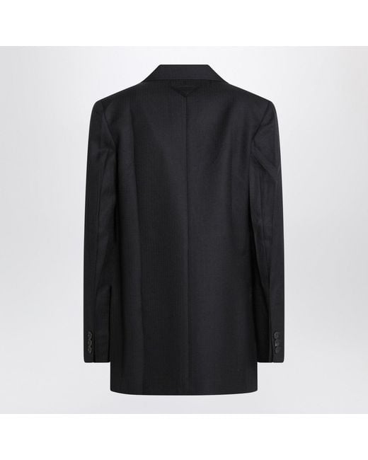 Prada Black Single-Breasted Jacket