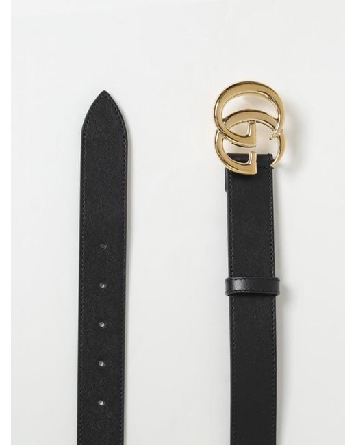 Gucci Black Gg Marmont Leather Belt for men