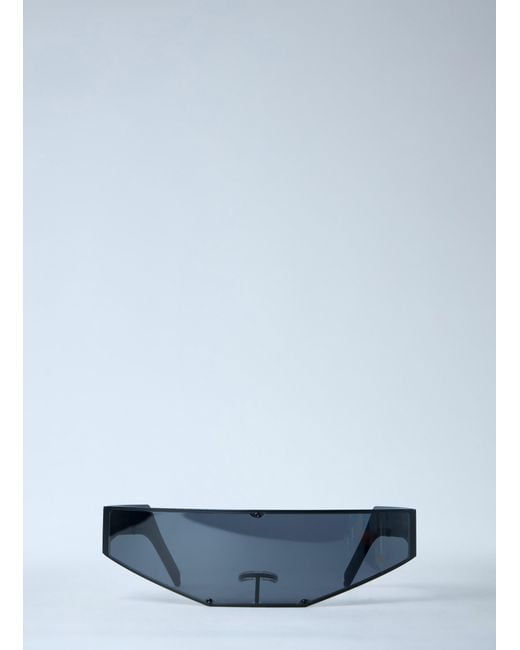 Rick Owens Blue Cyclops Sunglasses