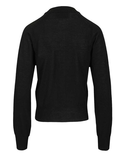 AMI Black Ami Ami De Cå“Ur Cardigan