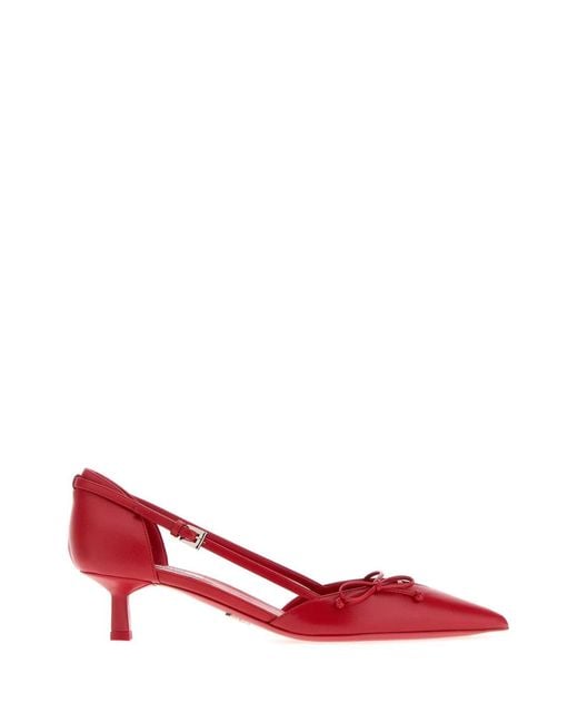Prada Red Decollete