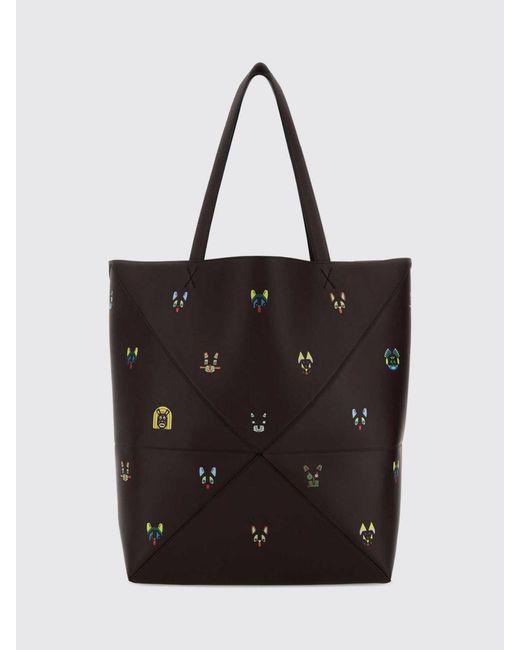Loewe Black Louis Wain X Puzzle Fold Bag for men