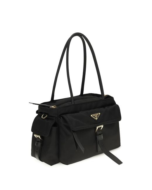 Prada Black Explore Medium Shoulder Bag