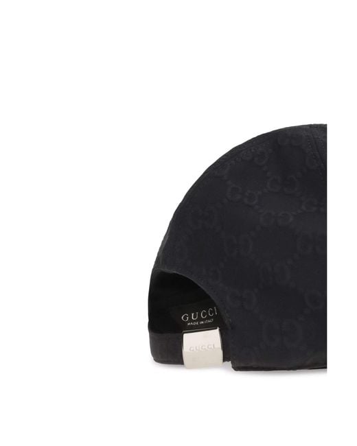 Gucci Black Skylar Base Jersey Baseball Cap