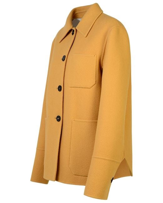 Jil Sander Yellow Virgin Wool Jacket