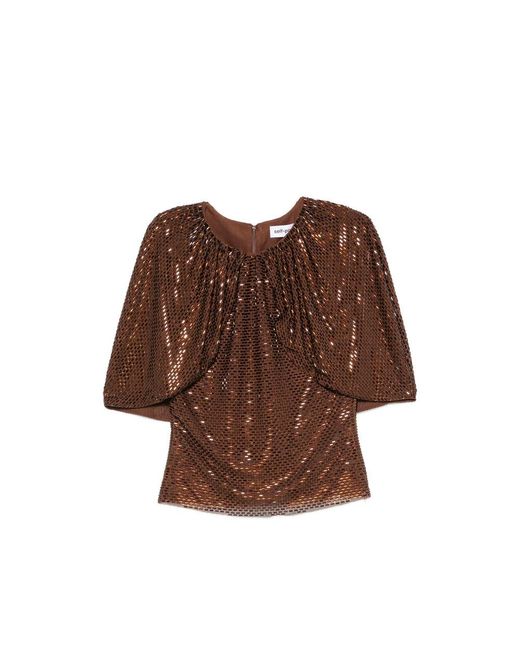 Self-Portrait Brown Tops