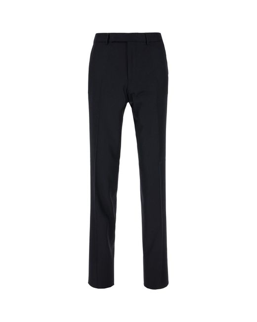 ZEGNA Men's Black Clothing Pants