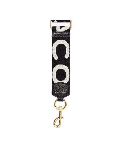 Marc Jacobs Black The Logo Webbing Strap