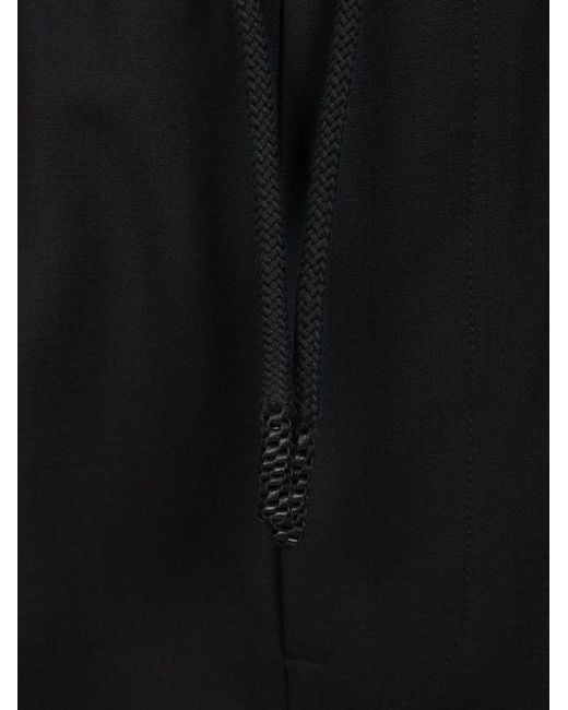 Loewe Black Drawstring Trousers for men