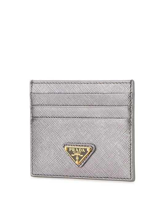 Prada Gray Wallets