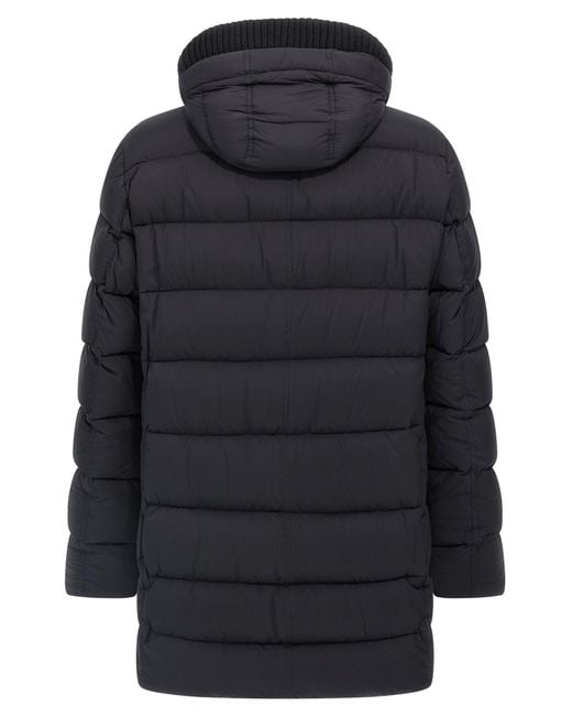 Herno Blue Il Parka Puffer Jackets for men